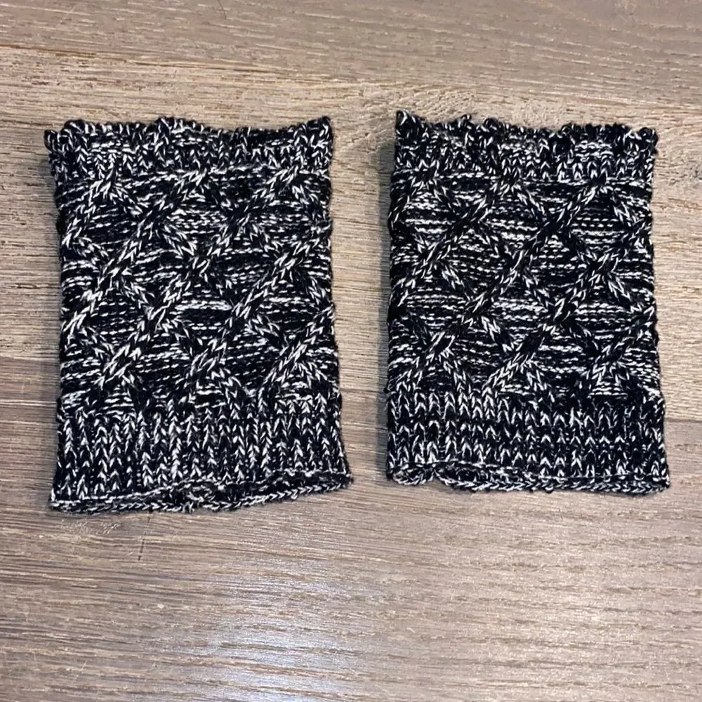 Pair of boot cuffs.